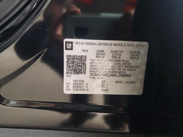 Photo 9 VIN: 3GNAXWEU6KL358263 - CHEVROLET EQUINOX LT 