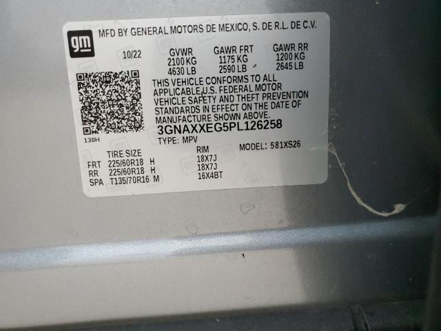 Photo 13 VIN: 3GNAXXEG5PL126258 - CHEVROLET EQUINOX PR 