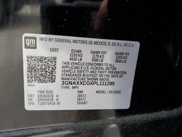 Photo 12 VIN: 3GNAXXEGXPL111285 - CHEVROLET EQUINOX PR 