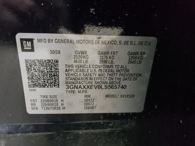 Photo 12 VIN: 3GNAXXEV0LS565740 - CHEVROLET EQUINOX 