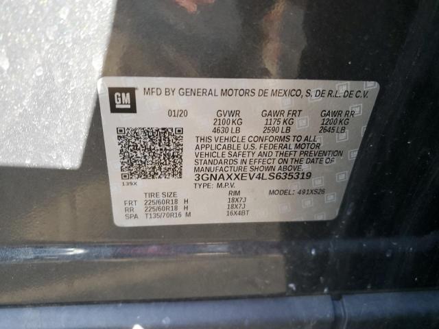 Photo 12 VIN: 3GNAXXEV4LS635319 - CHEVROLET EQUINOX PR 