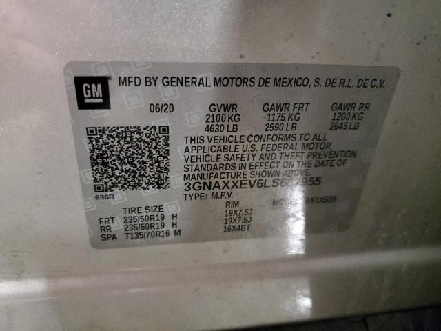 Photo 12 VIN: 3GNAXXEV6LS687955 - CHEVROLET EQUINOX 