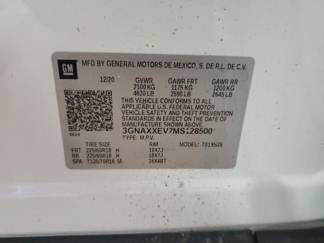 Photo 11 VIN: 3GNAXXEV7MS128500 - CHEVROLET EQUINOX PR 