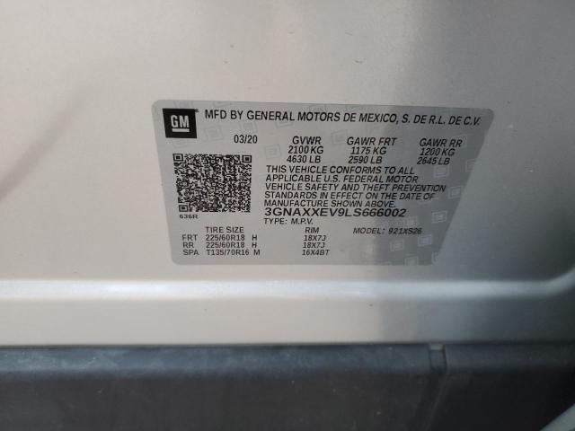 Photo 11 VIN: 3GNAXXEV9LS666002 - CHEVROLET EQUINOX 