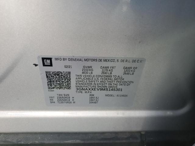 Photo 12 VIN: 3GNAXXEV9MS145301 - CHEVROLET EQUINOX PR 