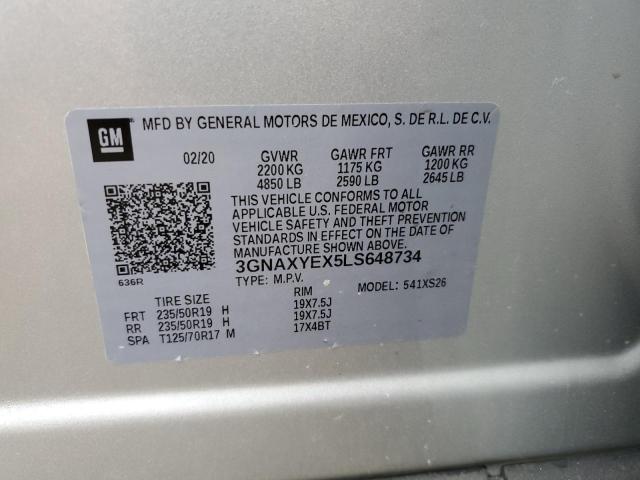 Photo 12 VIN: 3GNAXYEX5LS648734 - CHEVROLET EQUINOX PR 