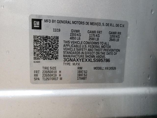 Photo 12 VIN: 3GNAXYEXXLS595786 - CHEVROLET EQUINOX PR 