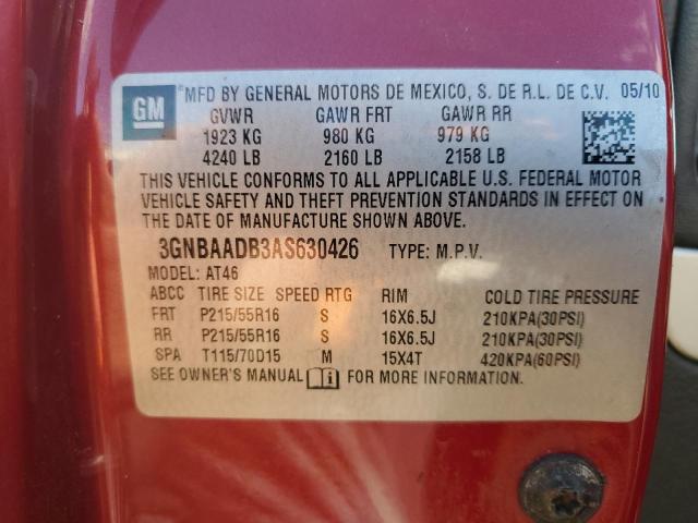 Photo 11 VIN: 3GNBAADB3AS630426 - CHEVROLET HHR LS 