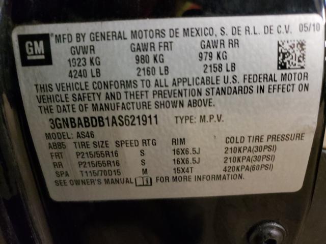 Photo 9 VIN: 3GNBABDB1AS621911 - CHEVROLET HHR LT 