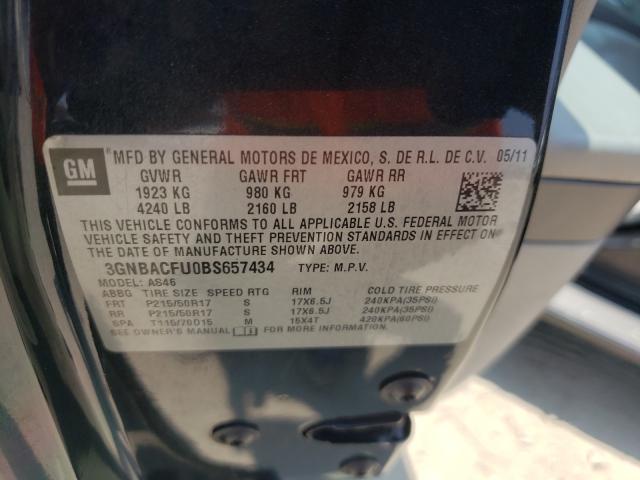 Photo 9 VIN: 3GNBACFU0BS657434 - CHEVROLET HHR LT 