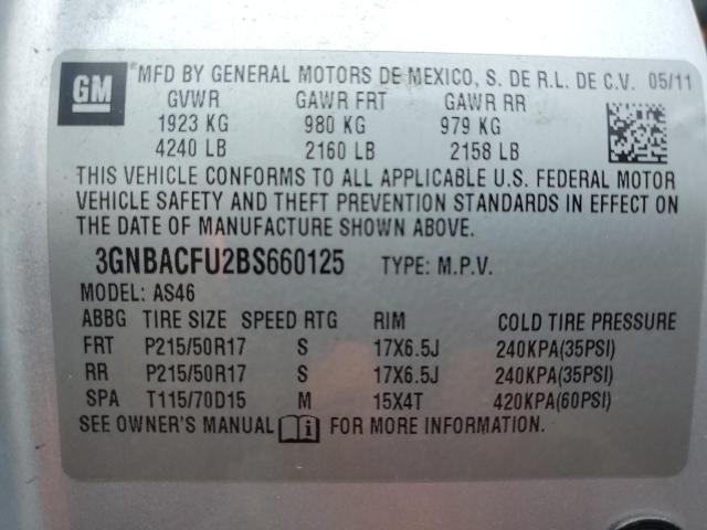 Photo 12 VIN: 3GNBACFU2BS660125 - CHEVROLET HHR LT 