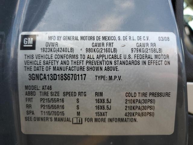 Photo 13 VIN: 3GNCA13D18S670117 - CHEVROLET HHR 