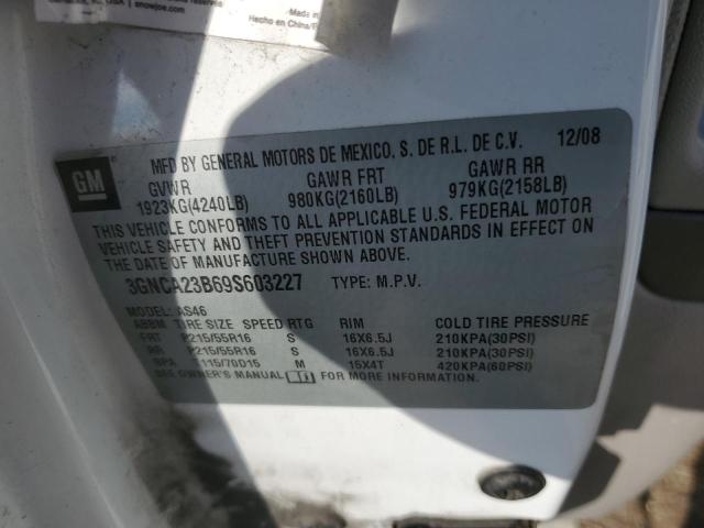 Photo 11 VIN: 3GNCA23B69S603227 - CHEVROLET HHR LT 