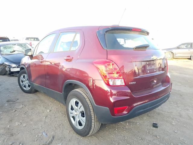 Photo 2 VIN: 3GNCJKSB0HL274597 - CHEVROLET TRAX LS 