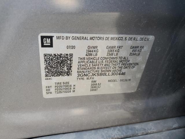 Photo 11 VIN: 3GNCJKSB0LL300446 - CHEVROLET TRAX LS 