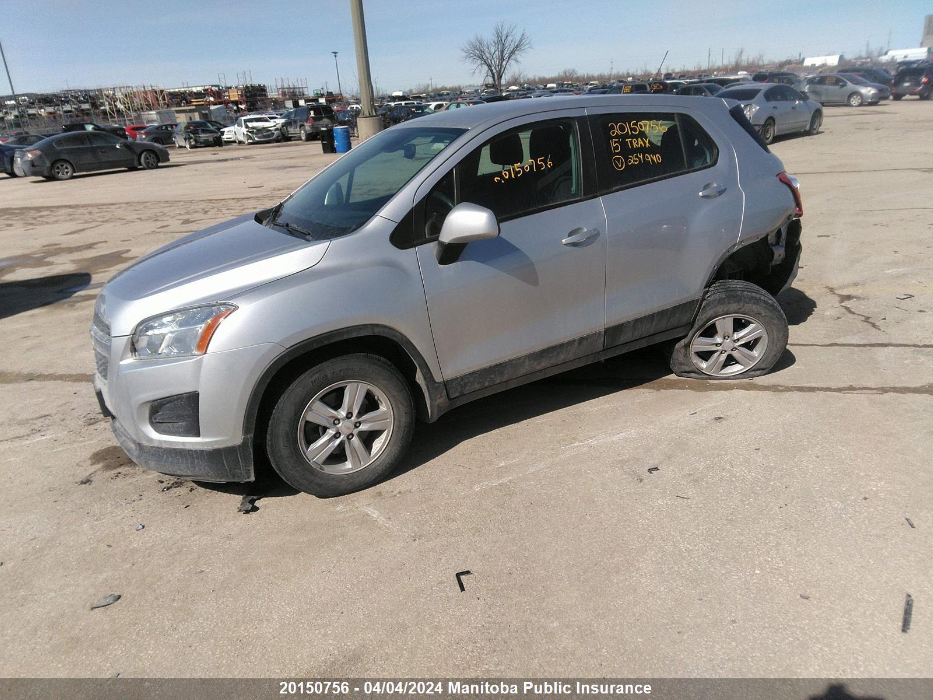 Photo 1 VIN: 3GNCJKSB1FL254940 - CHEVROLET TRAX 