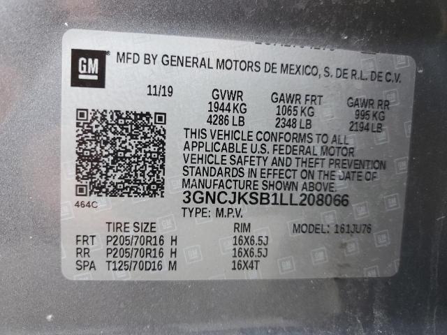 Photo 11 VIN: 3GNCJKSB1LL208066 - CHEVROLET TRAX 