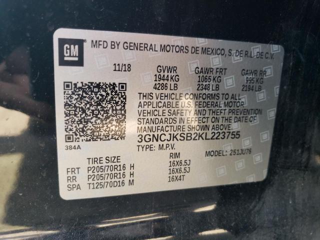 Photo 11 VIN: 3GNCJKSB2KL223755 - CHEVROLET TRAX LS 