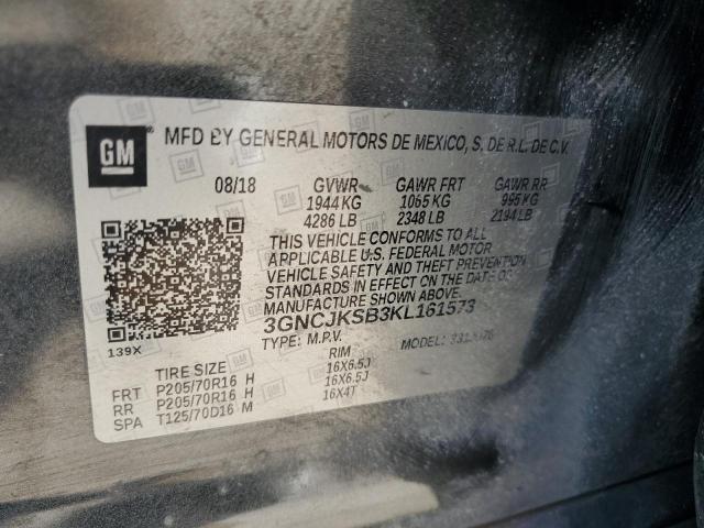 Photo 11 VIN: 3GNCJKSB3KL161573 - CHEVROLET TRAX 