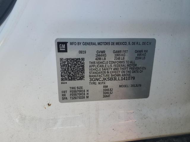 Photo 12 VIN: 3GNCJKSB3LL141079 - CHEVROLET TRAX LS 