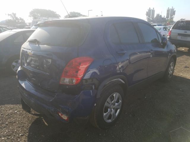 Photo 3 VIN: 3GNCJKSB4HL154947 - CHEVROLET TRAX LS 