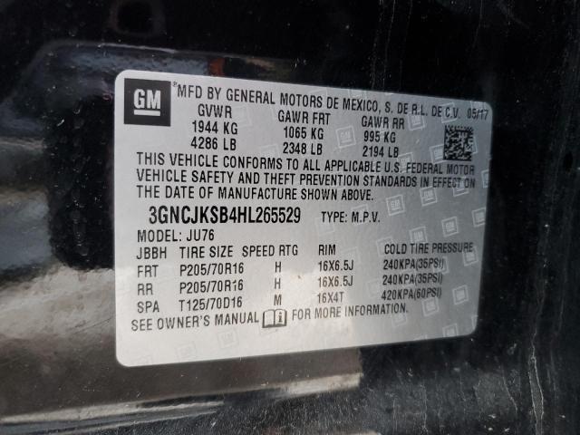 Photo 12 VIN: 3GNCJKSB4HL265529 - CHEVROLET TRAX LS 