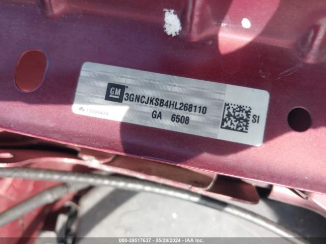 Photo 8 VIN: 3GNCJKSB4HL268110 - CHEVROLET TRAX 