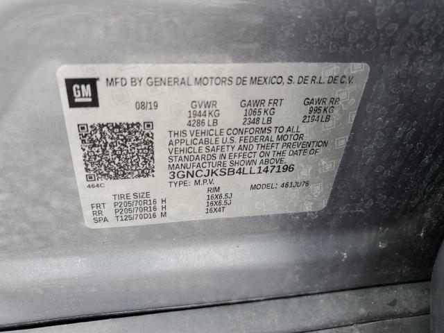 Photo 13 VIN: 3GNCJKSB4LL147196 - CHEVROLET TRAX LS 