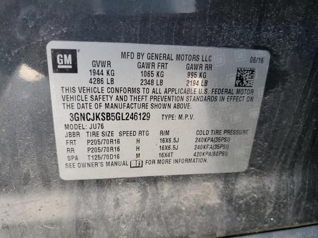 Photo 12 VIN: 3GNCJKSB5GL246129 - CHEVROLET TRAX LS 