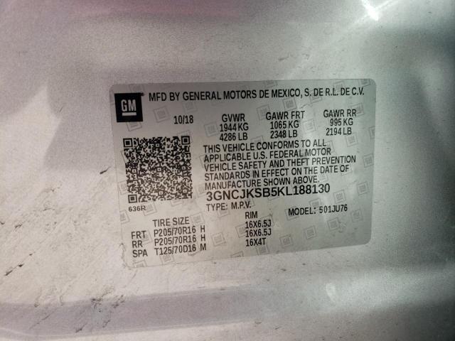 Photo 11 VIN: 3GNCJKSB5KL188130 - CHEVROLET TRAX LS 