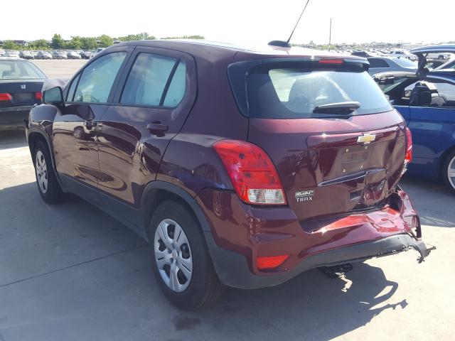 Photo 2 VIN: 3GNCJKSB6HL275477 - CHEVROLET TRAX LS 