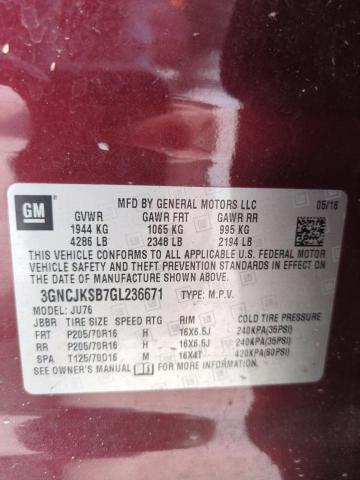 Photo 13 VIN: 3GNCJKSB7GL236671 - CHEVROLET TRAX LS 