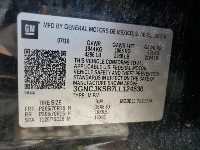 Photo 12 VIN: 3GNCJKSB7LL124530 - CHEVROLET TRAX LS 