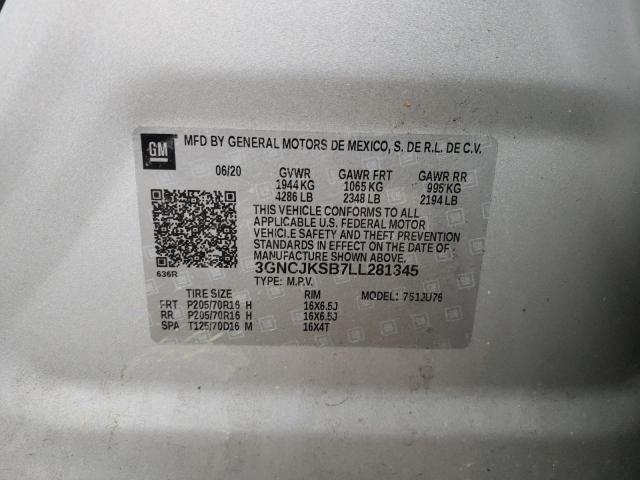 Photo 9 VIN: 3GNCJKSB7LL281345 - CHEVROLET TRAX LS 