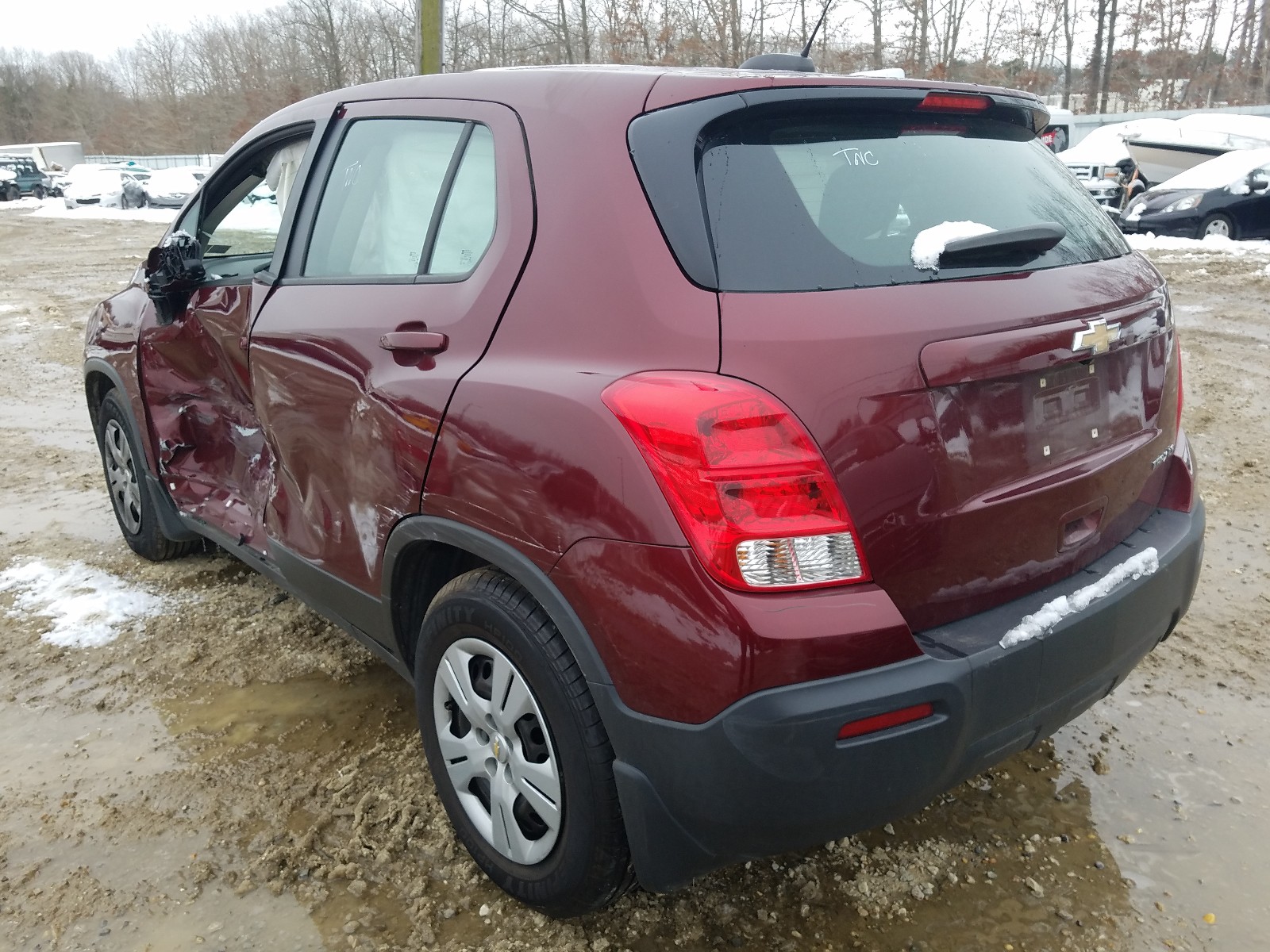 Photo 2 VIN: 3GNCJKSB8GL222262 - CHEVROLET TRAX LS 