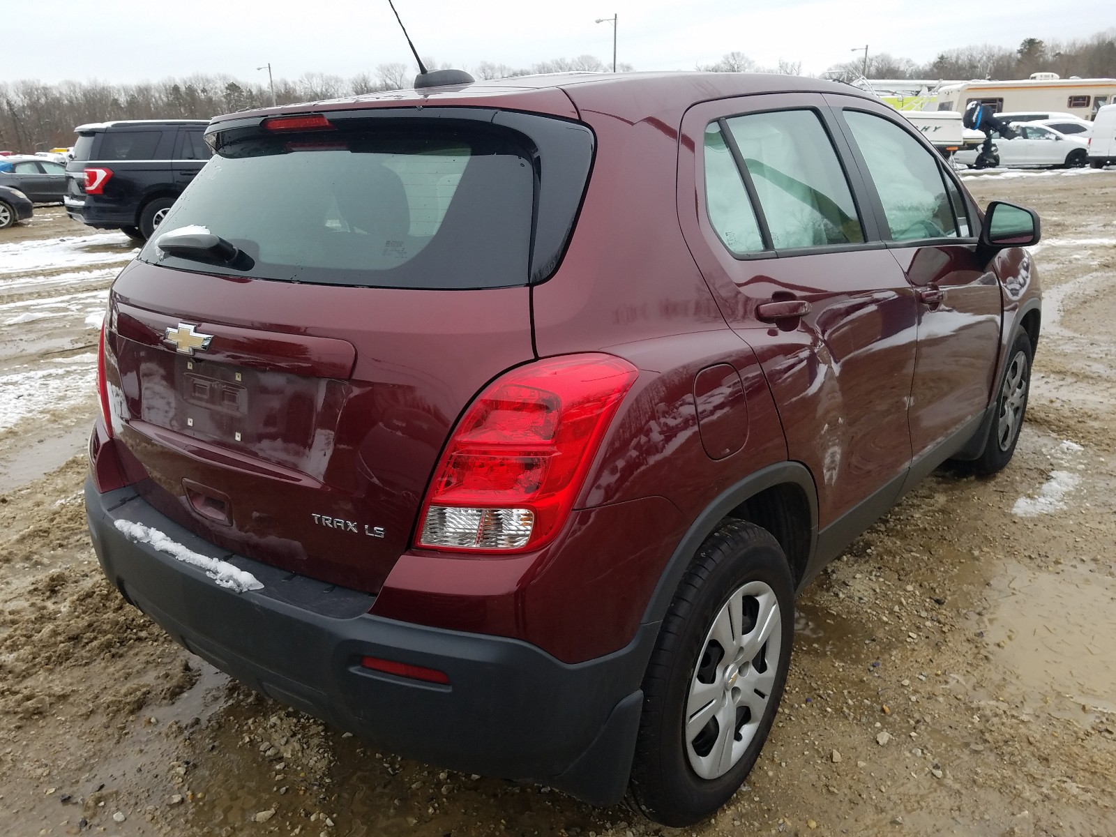 Photo 3 VIN: 3GNCJKSB8GL222262 - CHEVROLET TRAX LS 