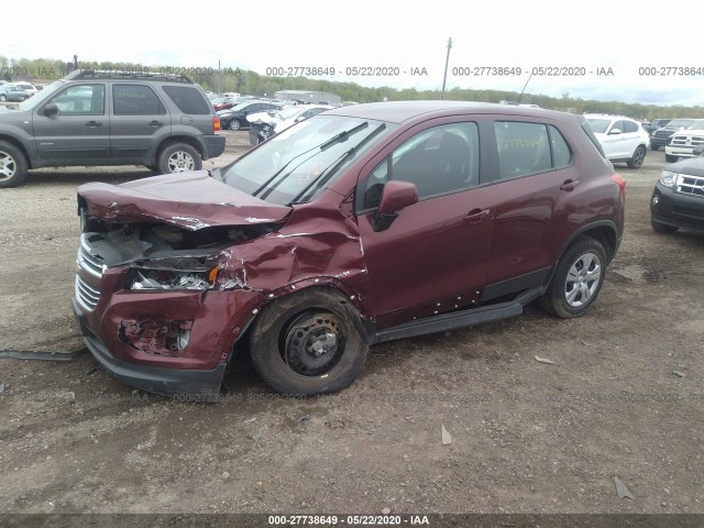 Photo 1 VIN: 3GNCJKSB8GL260283 - CHEVROLET TRAX 