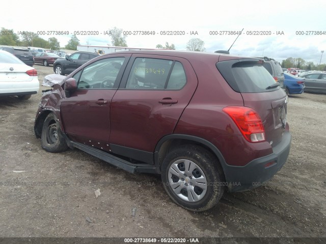 Photo 2 VIN: 3GNCJKSB8GL260283 - CHEVROLET TRAX 