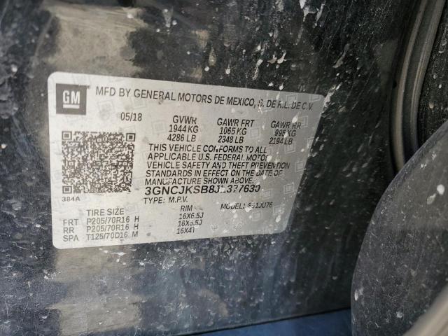 Photo 12 VIN: 3GNCJKSB8JL377630 - CHEVROLET TRAX LS 