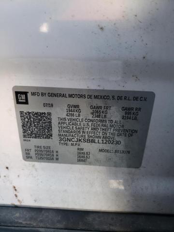 Photo 12 VIN: 3GNCJKSB8LL120230 - CHEVROLET TRAX LS 