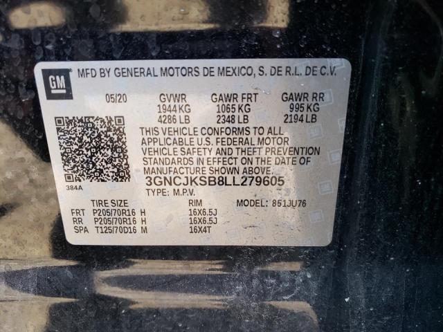 Photo 12 VIN: 3GNCJKSB8LL279605 - CHEVROLET TRAX 