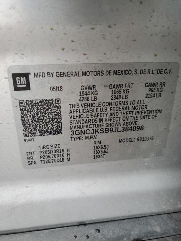 Photo 13 VIN: 3GNCJKSB9JL384098 - CHEVROLET TRAX LS 