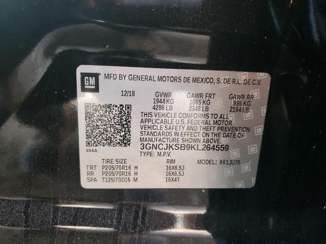 Photo 12 VIN: 3GNCJKSB9KL264559 - CHEVROLET TRAX LS 