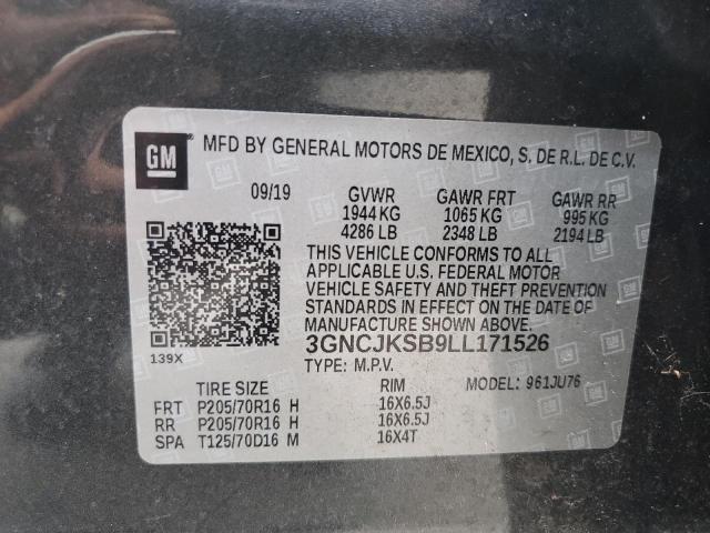 Photo 13 VIN: 3GNCJKSB9LL171526 - CHEVROLET TRAX LS 