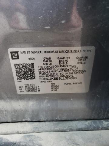 Photo 12 VIN: 3GNCJKSB9LL324096 - CHEVROLET TRAX LS 