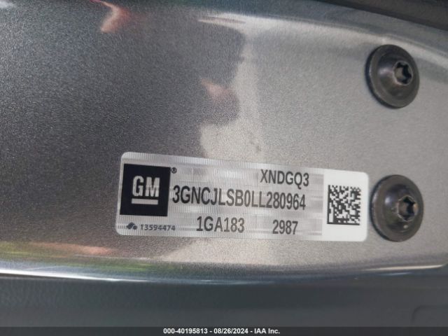 Photo 8 VIN: 3GNCJLSB0LL280964 - CHEVROLET TRAX 