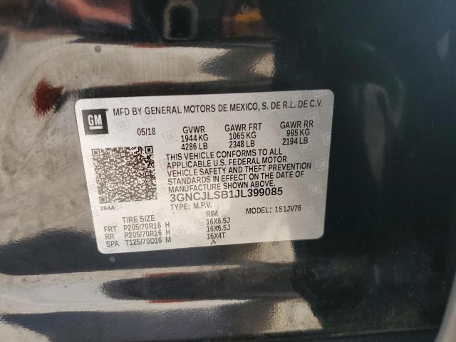 Photo 11 VIN: 3GNCJLSB1JL399085 - CHEVROLET TRAX 