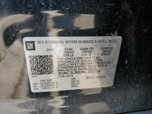 Photo 13 VIN: 3GNCJLSB2KL350754 - CHEVROLET TRAX 1LT 