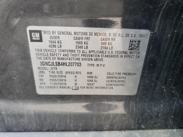 Photo 9 VIN: 3GNCJLSB4HL207703 - CHEVROLET TRAX 