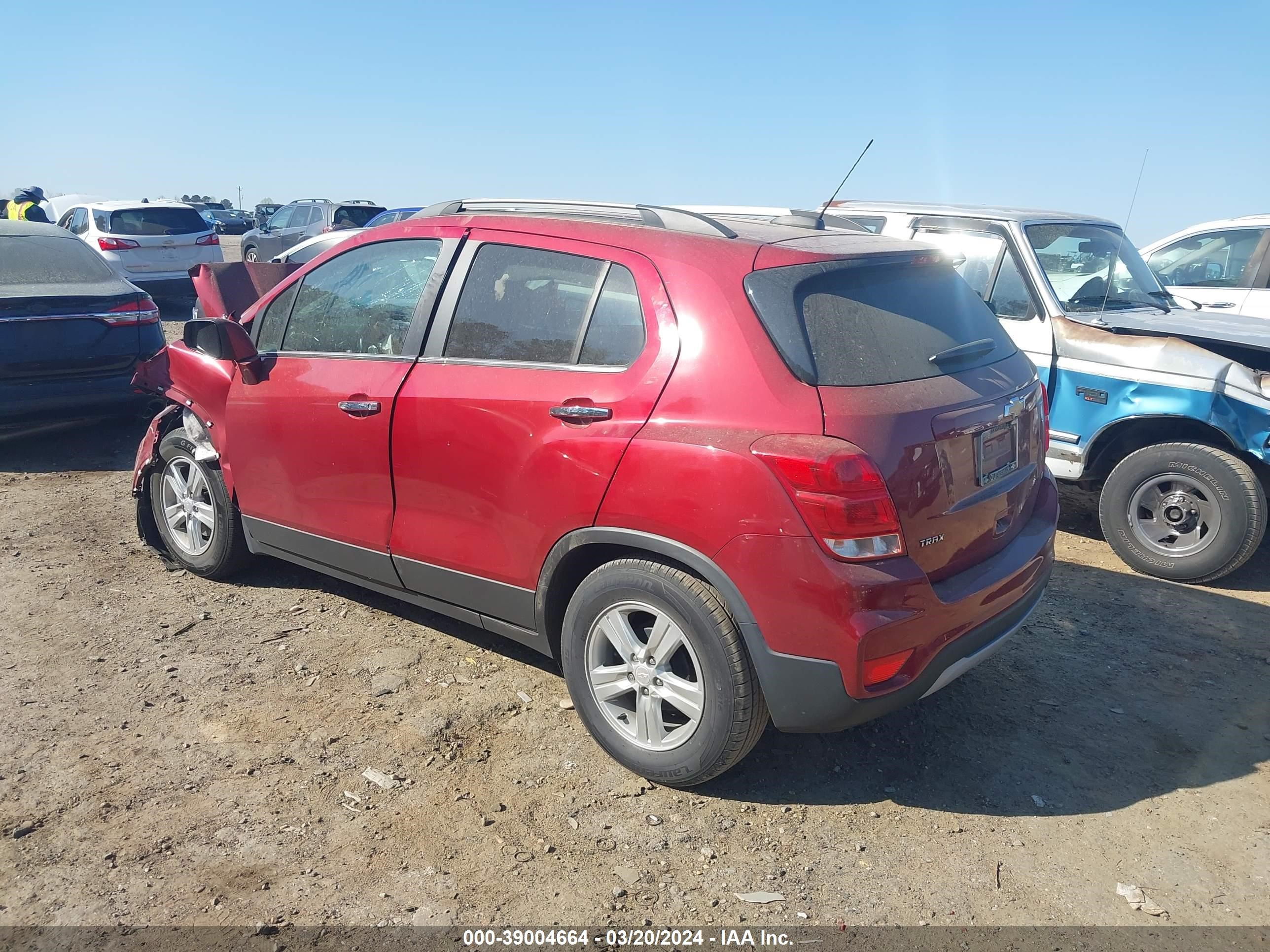 Photo 2 VIN: 3GNCJLSB6KL341975 - CHEVROLET TRAX 